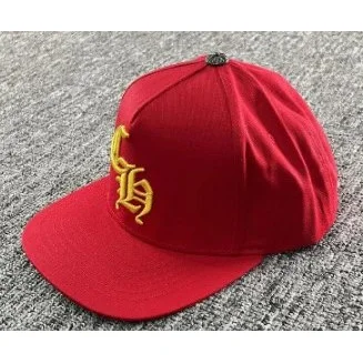 Chrome Hearts Chrome Hearts CH Series Red/Yellow CH Embroidery Baseball Cap Red