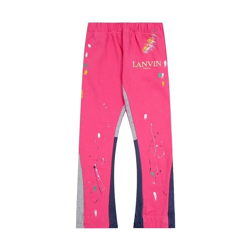 Lanvin Lanvin 32 Pink Splatter Trousers Pink