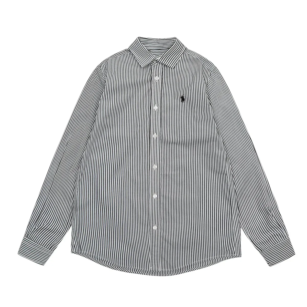 Polo Ralph Lauren Polo Ralph Lauren Classic Logo Striped Shirt Black - 1