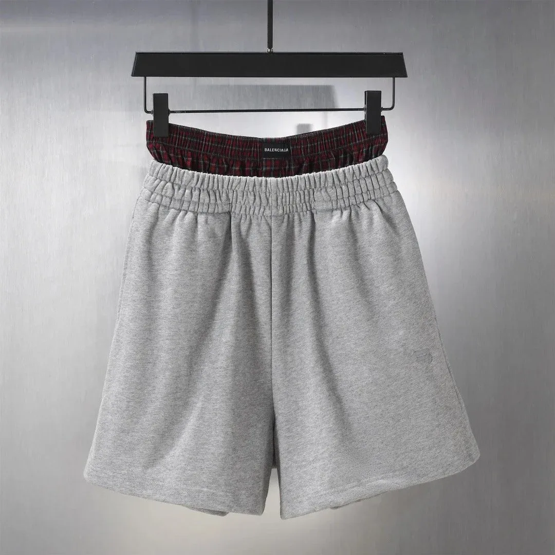 Balenciaga Balenciaga Grey Solid Shorts Grey