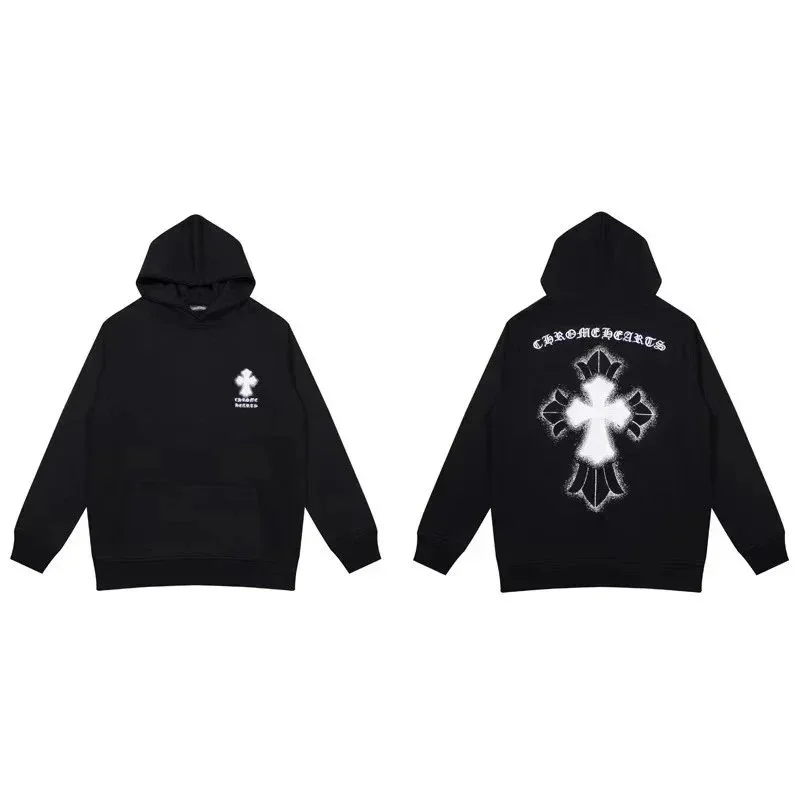 Chrome Hearts Chrome Hearts CH Cross Black Hoodie Black - 1