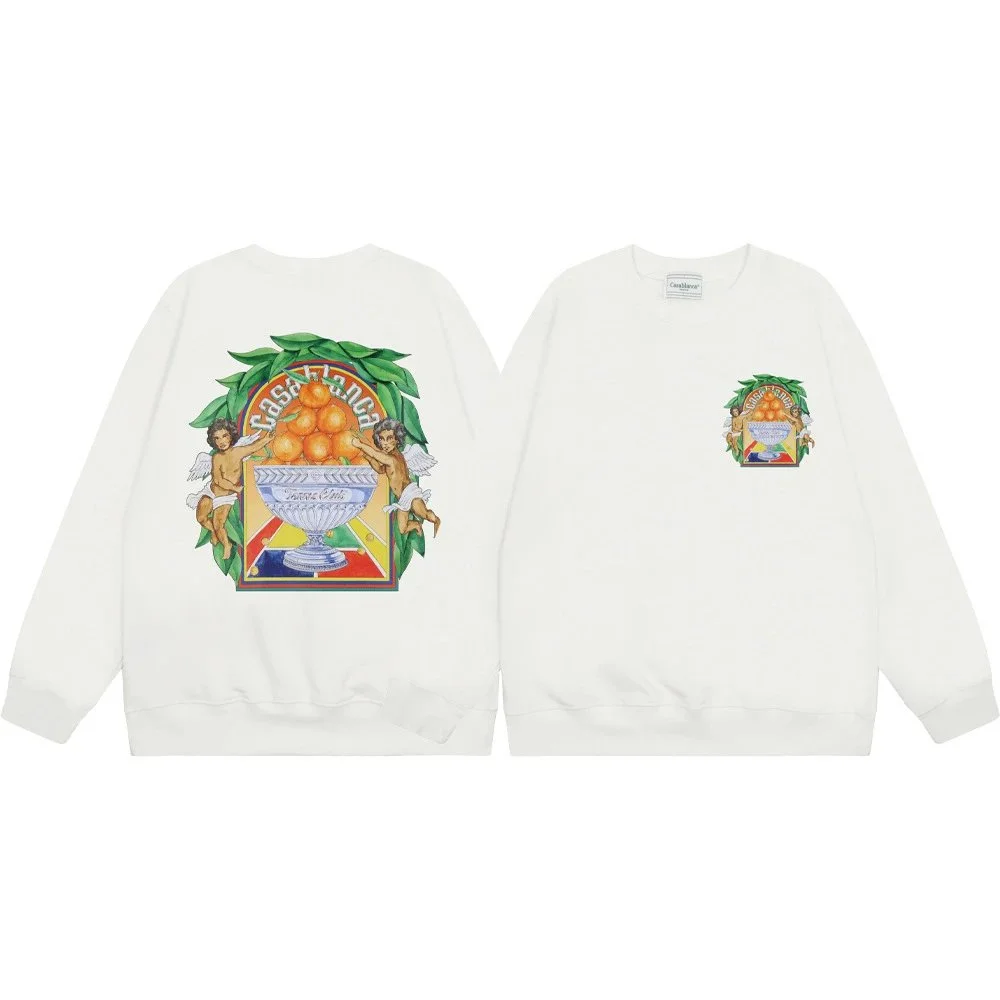 Other White Casa Blanca Graphic Crewneck Sweatshirt White - 1