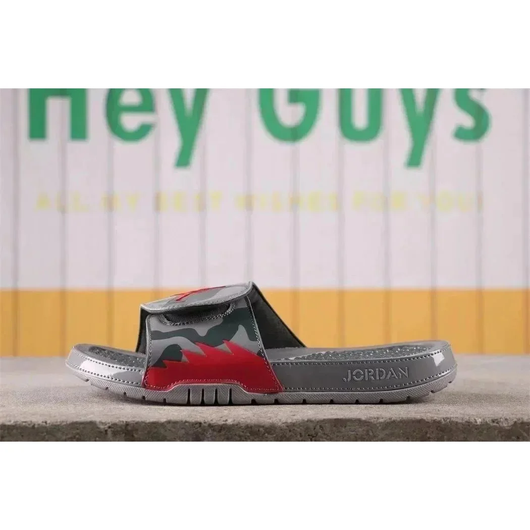 Jordan Jordan Air Jordan Slide Grey/Red Sandals Grey - 1