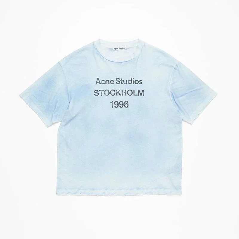 Acne Studios Acne Studios Light Blue Stockholm 1996 T-Shirt Blue - 1