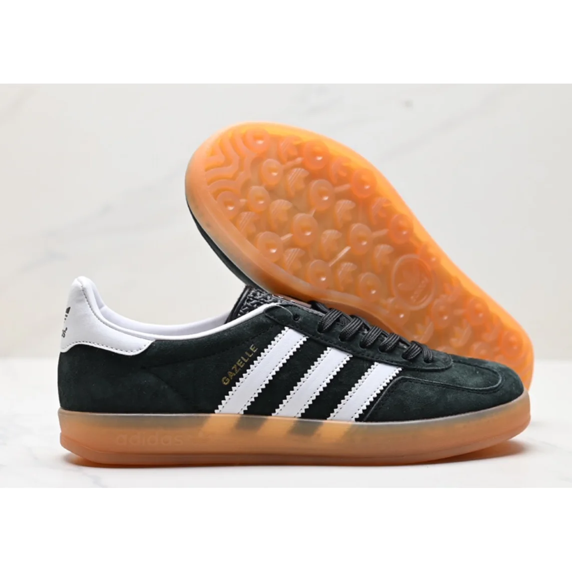 Adidas Adidas Gazelle Black/White Gum Sneakers Black - 1