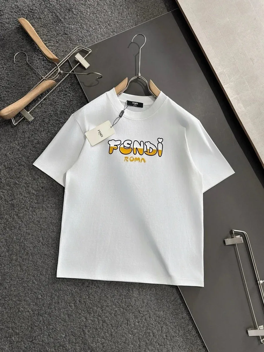 Fendi Fendi FENDI ROMA White T-Shirt White