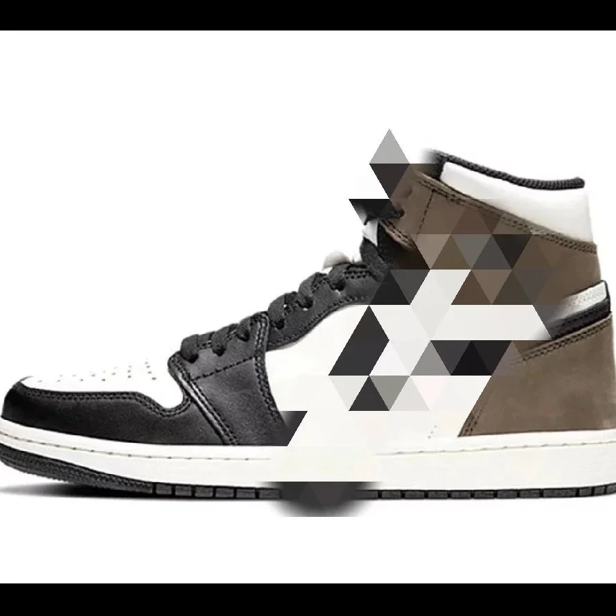 Nike Nike Air Jordan 1 High 'Mocha' Sneakers Brown - 1