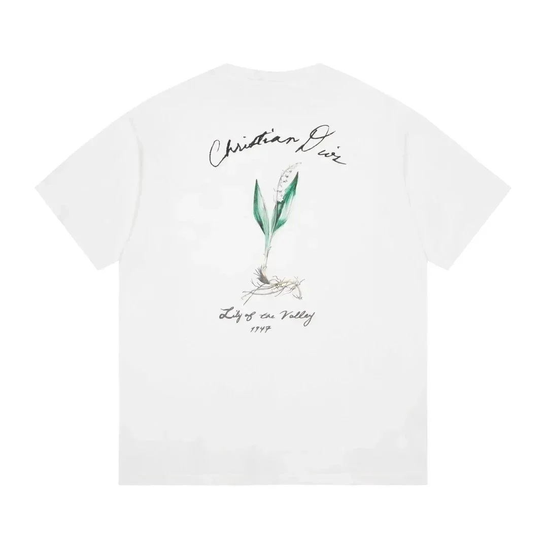 Dior Christian Dior Lily of the Valley White T-Shirt White - 1