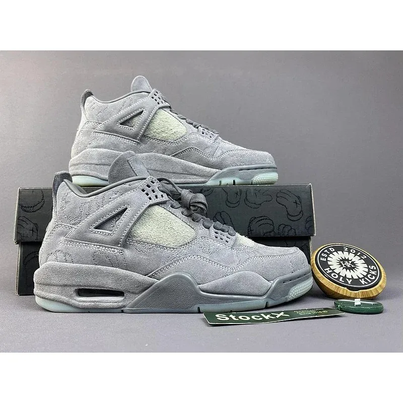 Jordan Jordan Air Jordan 4 Grey/Sail Sneakers Grey
