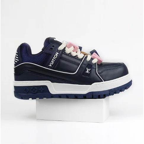 Louis Vuitton Louis Vuitton LV Trainer Navy/White/Pink Sneaker Navy