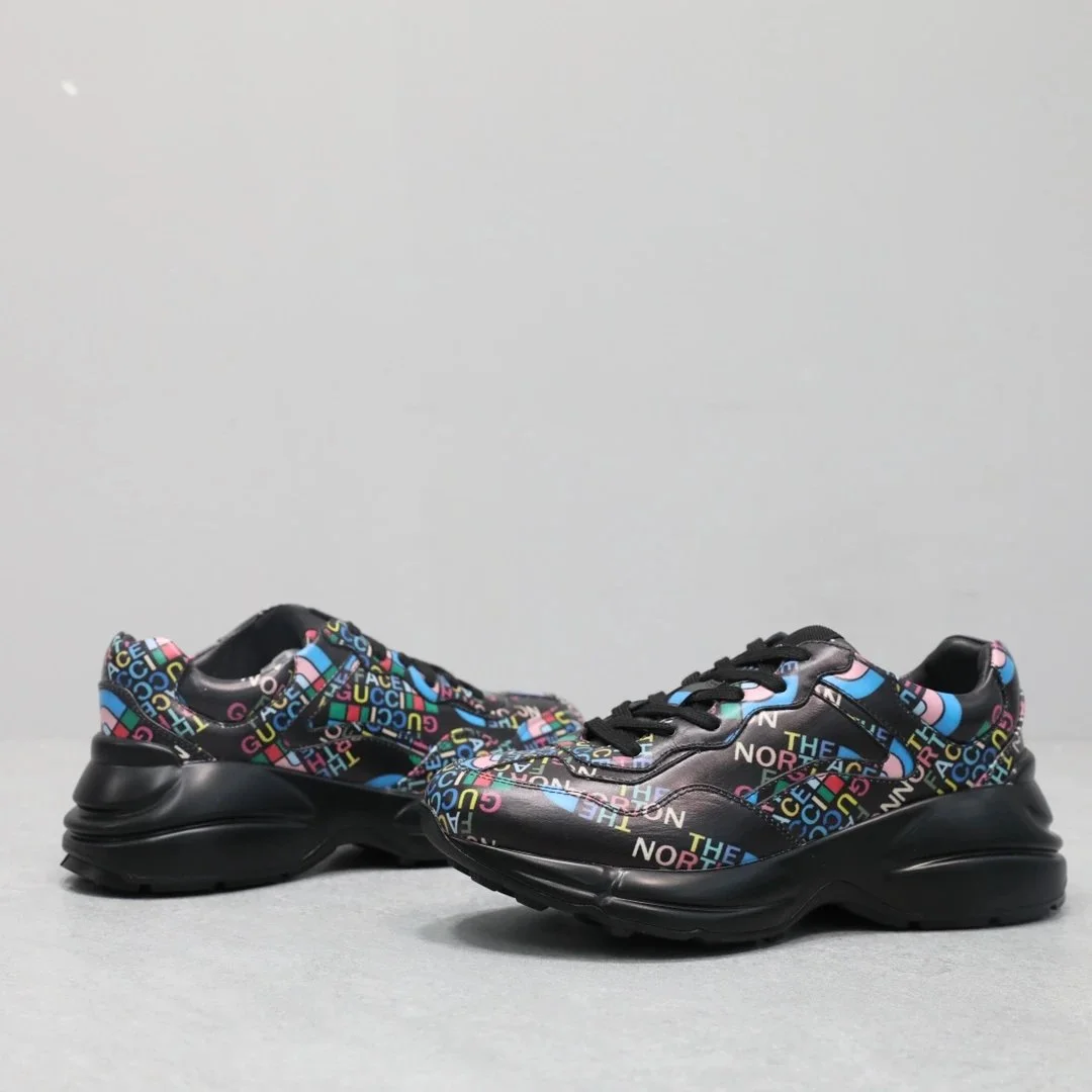 Gucci Gucci Rhyton GG Supreme Black Multicolor Sneakers Black