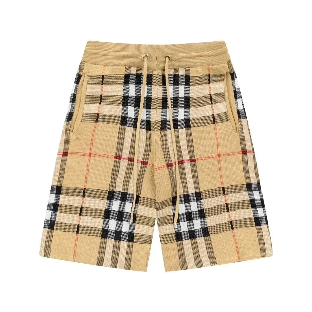 Burberry Burberry Classic Check Plaid Shorts Beige Beige - 1