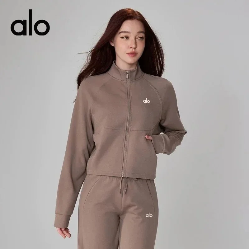 Alo Yoga Alo Co-ord Set in Mocha Brown Brown - 1