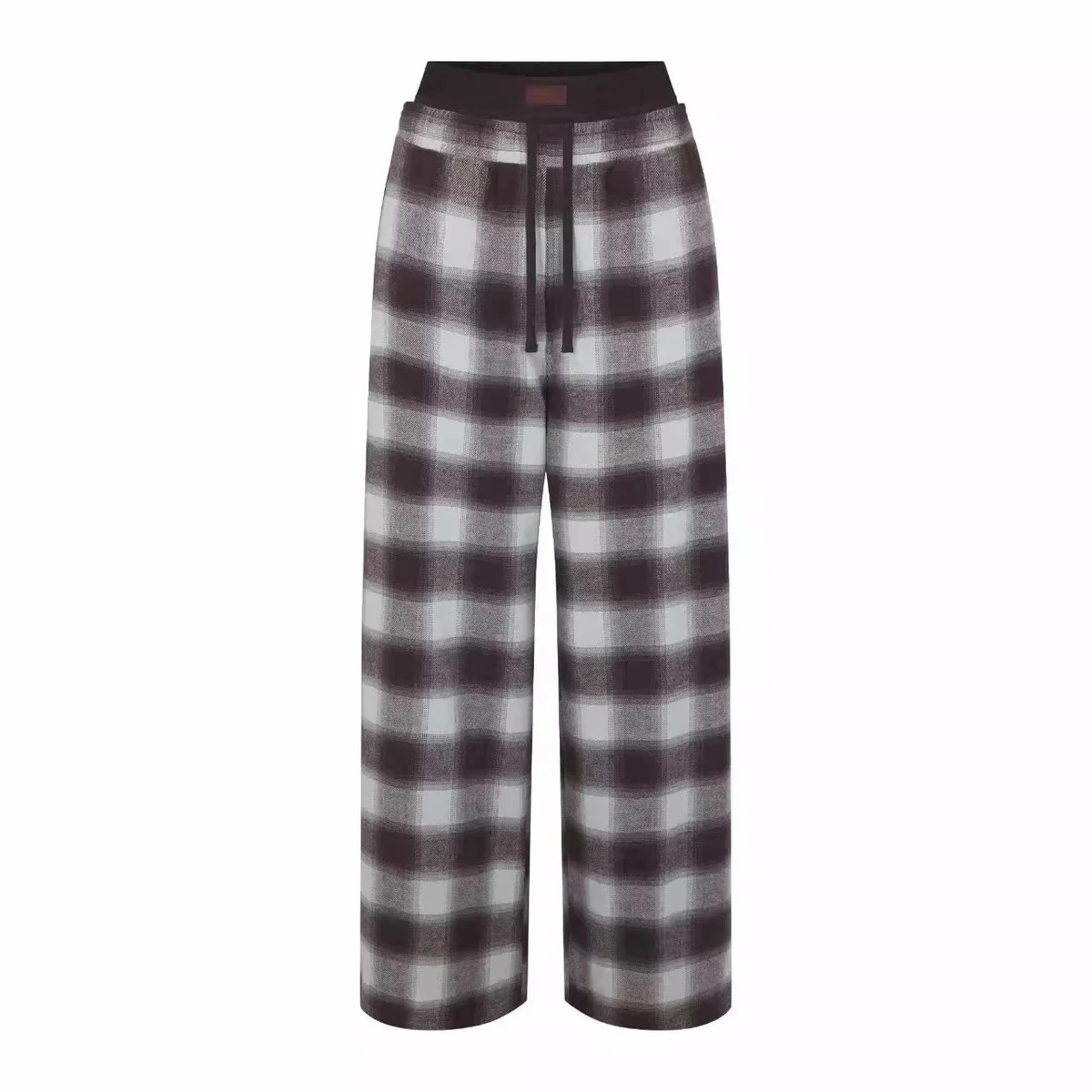 Other White Plaid Trousers White - 1