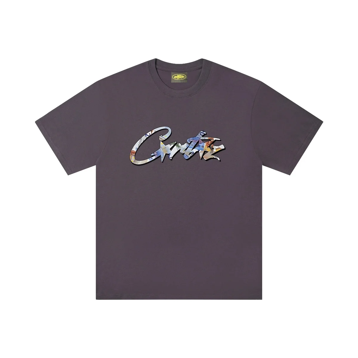 Other Unisex CRUZ T-Shirt Purple Solid T-Shirt Purple - 1