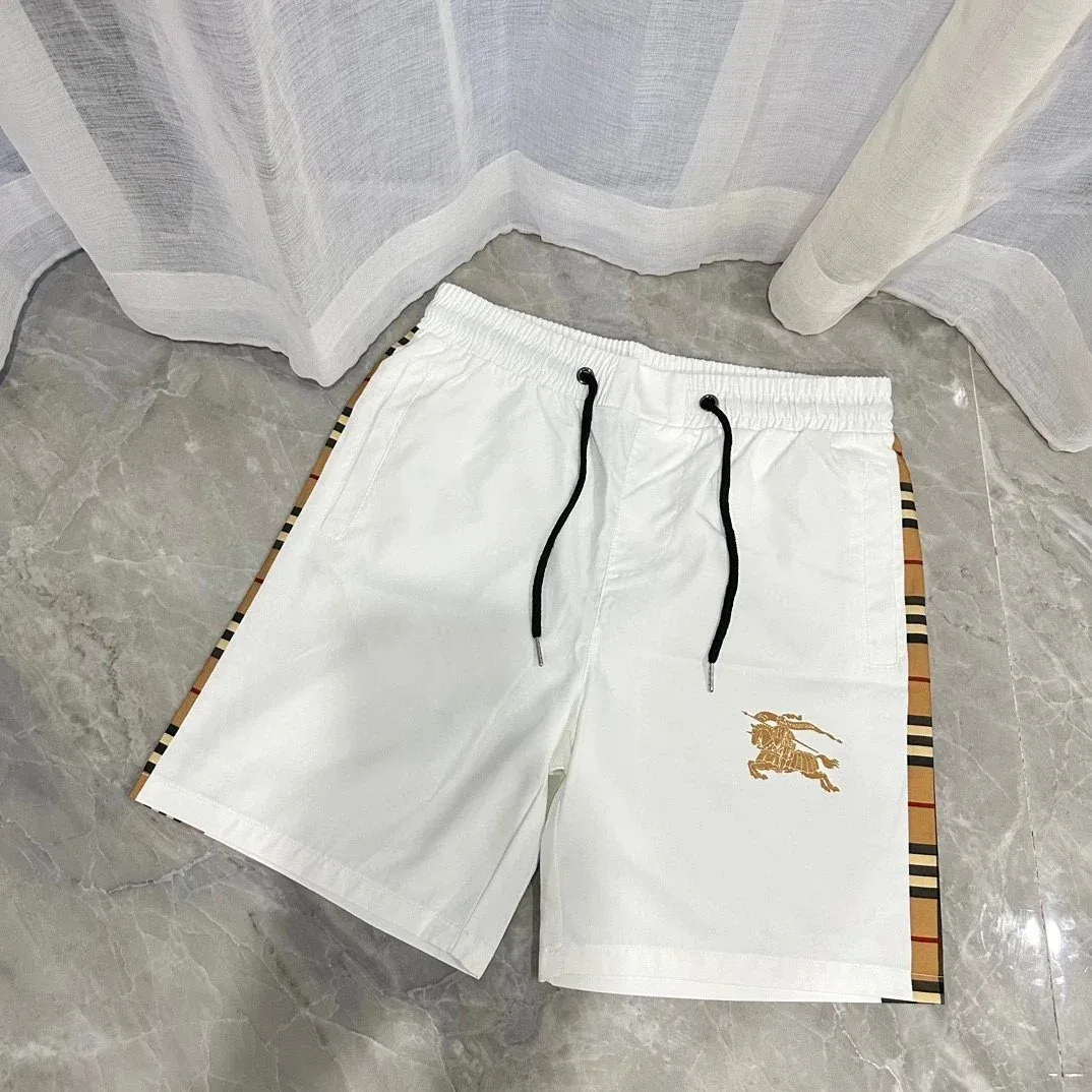 Burberry Burberry White Equestrian Knight Shorts White - 1