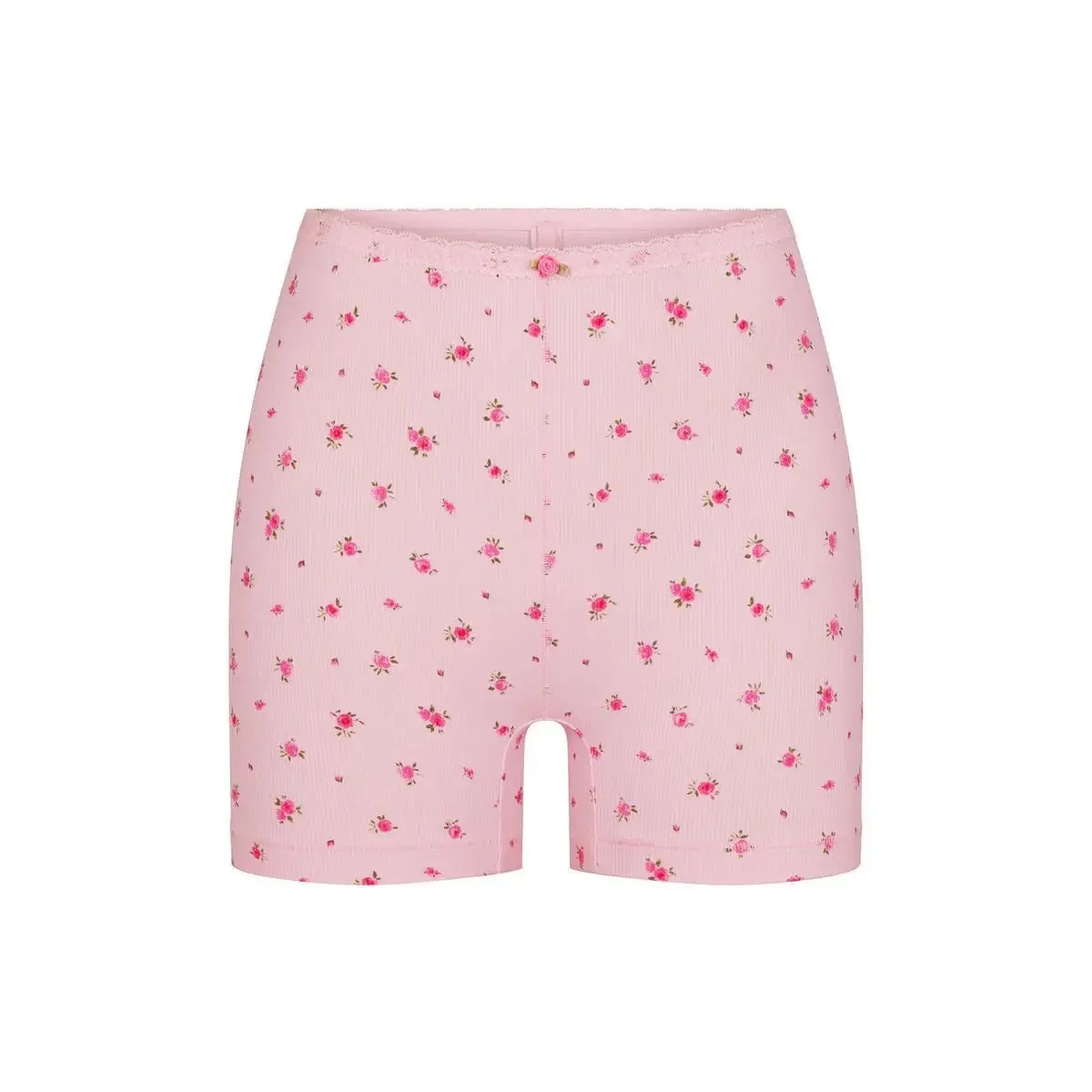 Other Pink Floral Print Shorts Pink - 1