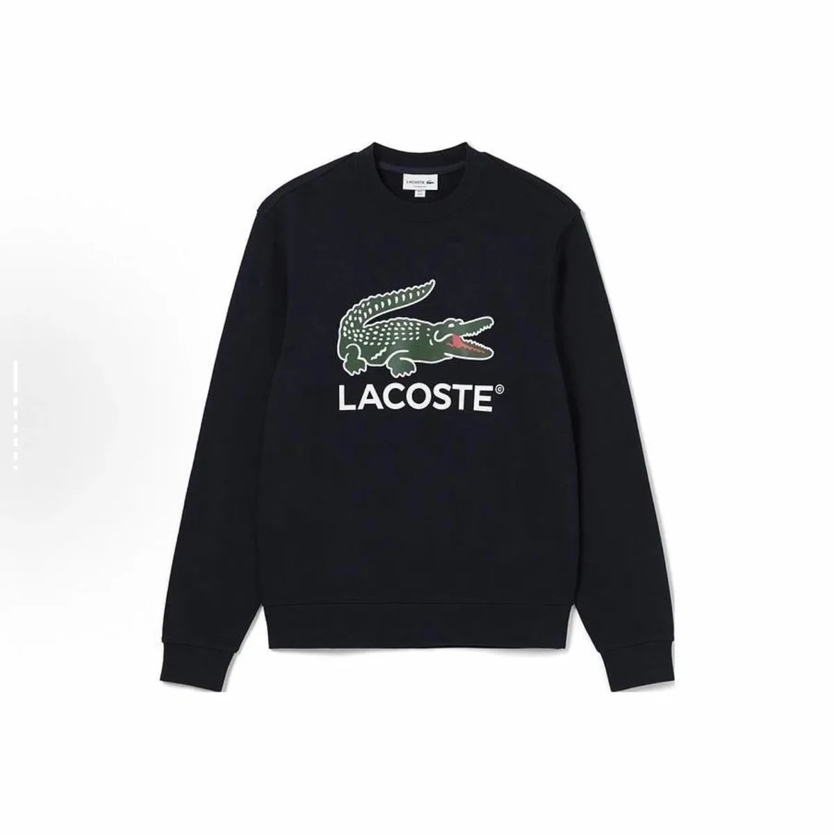 Lacoste Lacoste Black Classic Crocodile Sweatshirt Black