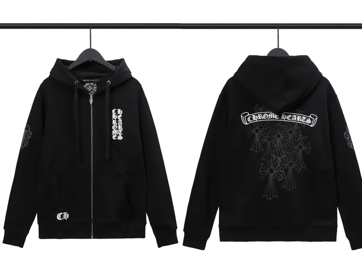 Chrome Hearts Chrome Hearts CH Cross Zip-Up Hoodie Black Black