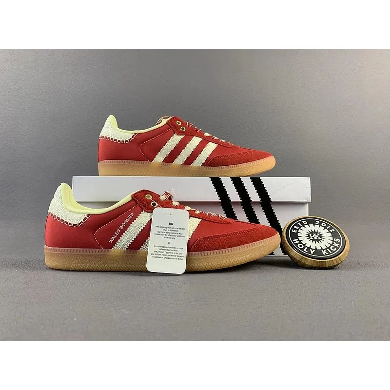 Adidas Adidas Originals x Wales Bonner Samba Red/White/Gum Sneakers Red