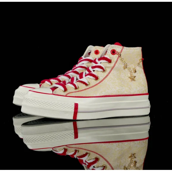 Converse Converse Chuck Taylor 34 (Snake Year) High Top Sneakers Beige - 1