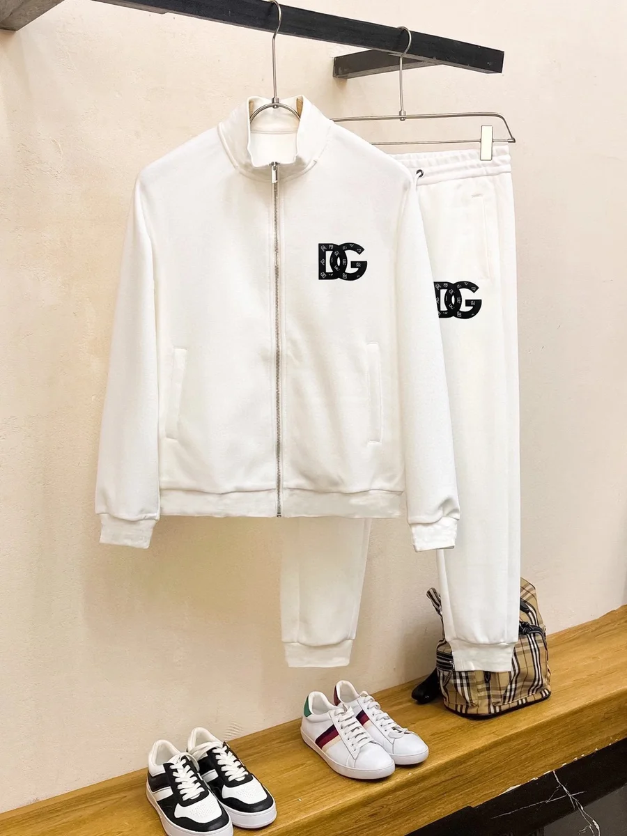 Dior Dior Dior Oblique White/Black DG Logo Tracksuit White