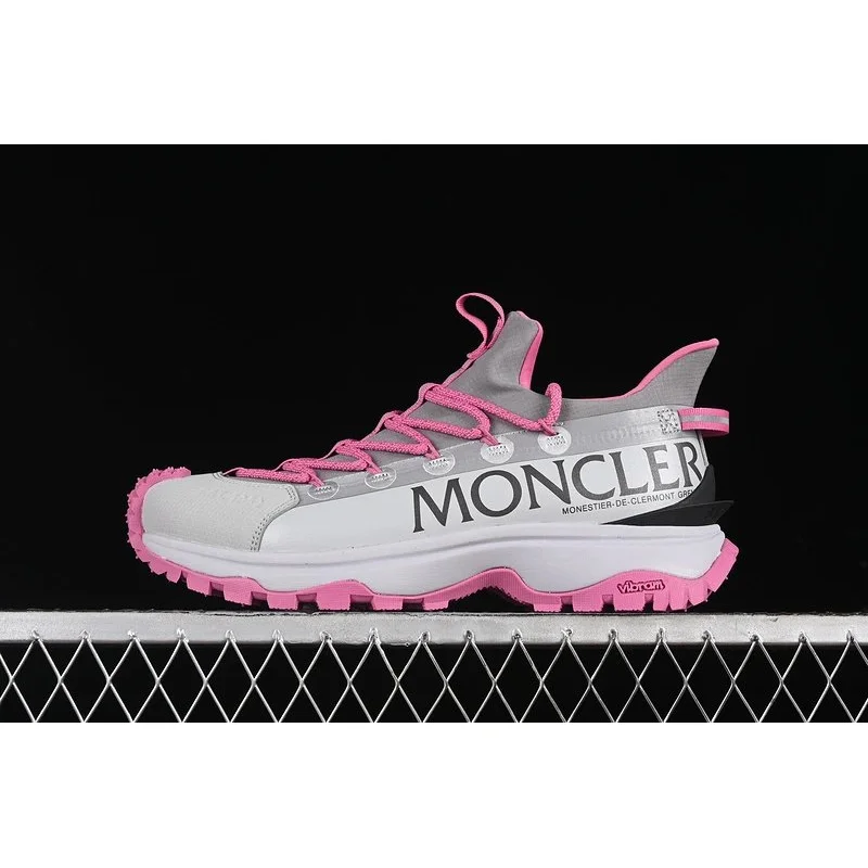 Moncler Moncler Moncler Genius White/Grey/Pink High-Top Sneaker Multicolor