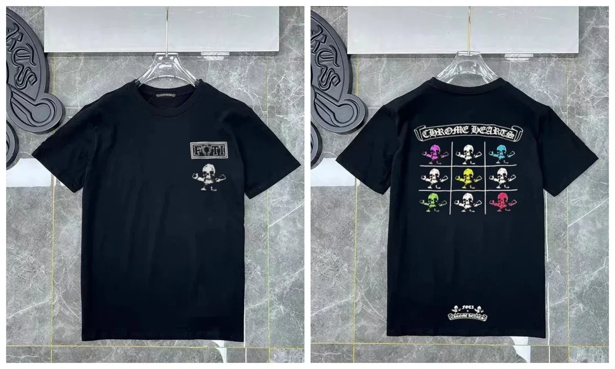 Chrome Hearts Chrome Hearts Black Graphic T-Shirt Black