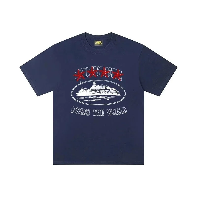 Other Navy Coffee Rules the World T-Shirt Navy - 1