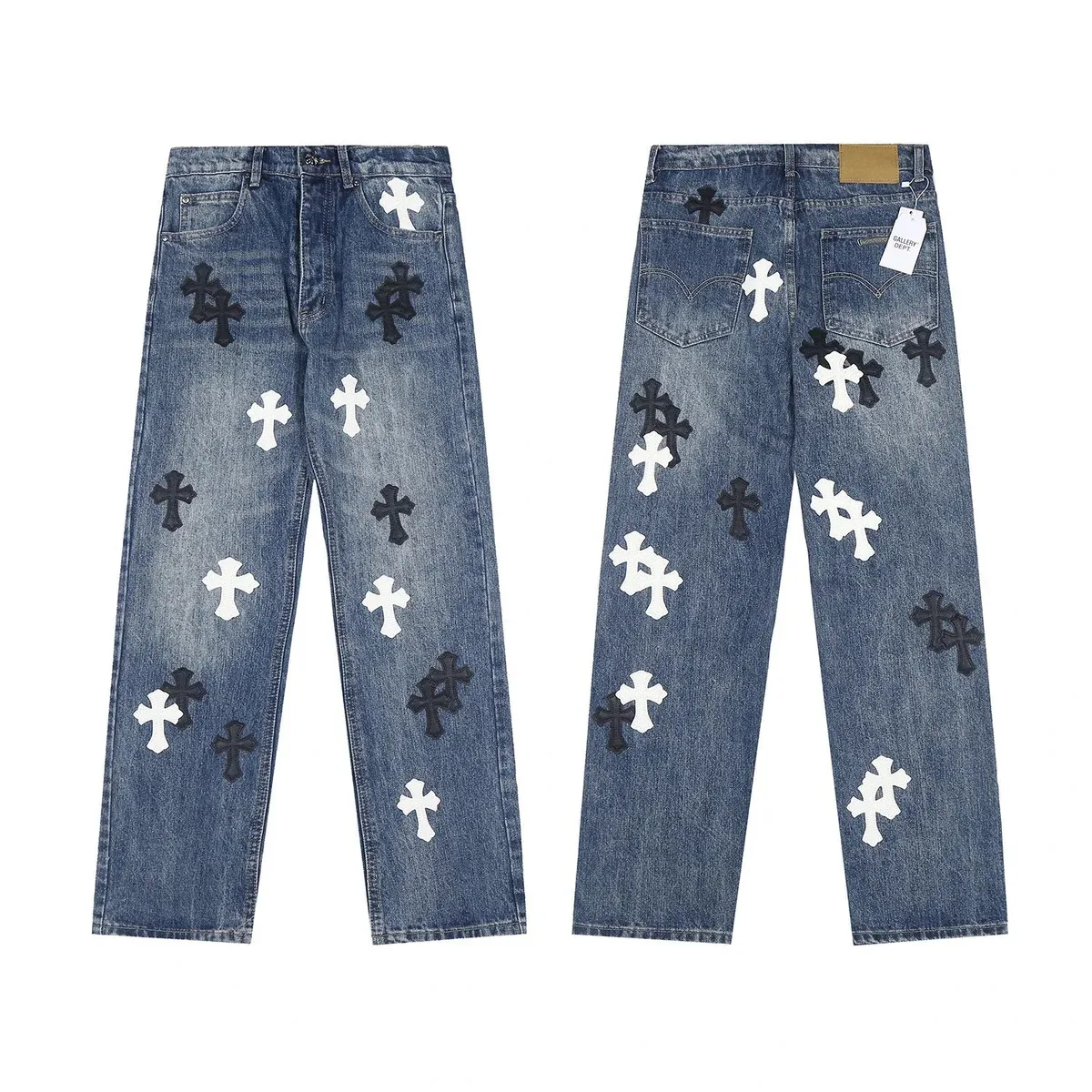 Gallery Dept. Gallery Dept. Cross Denim Jeans Blue - 1