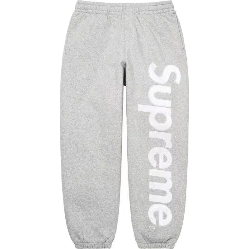 Supreme Supreme Supreme Heather Grey Sweatpants Grey - 1