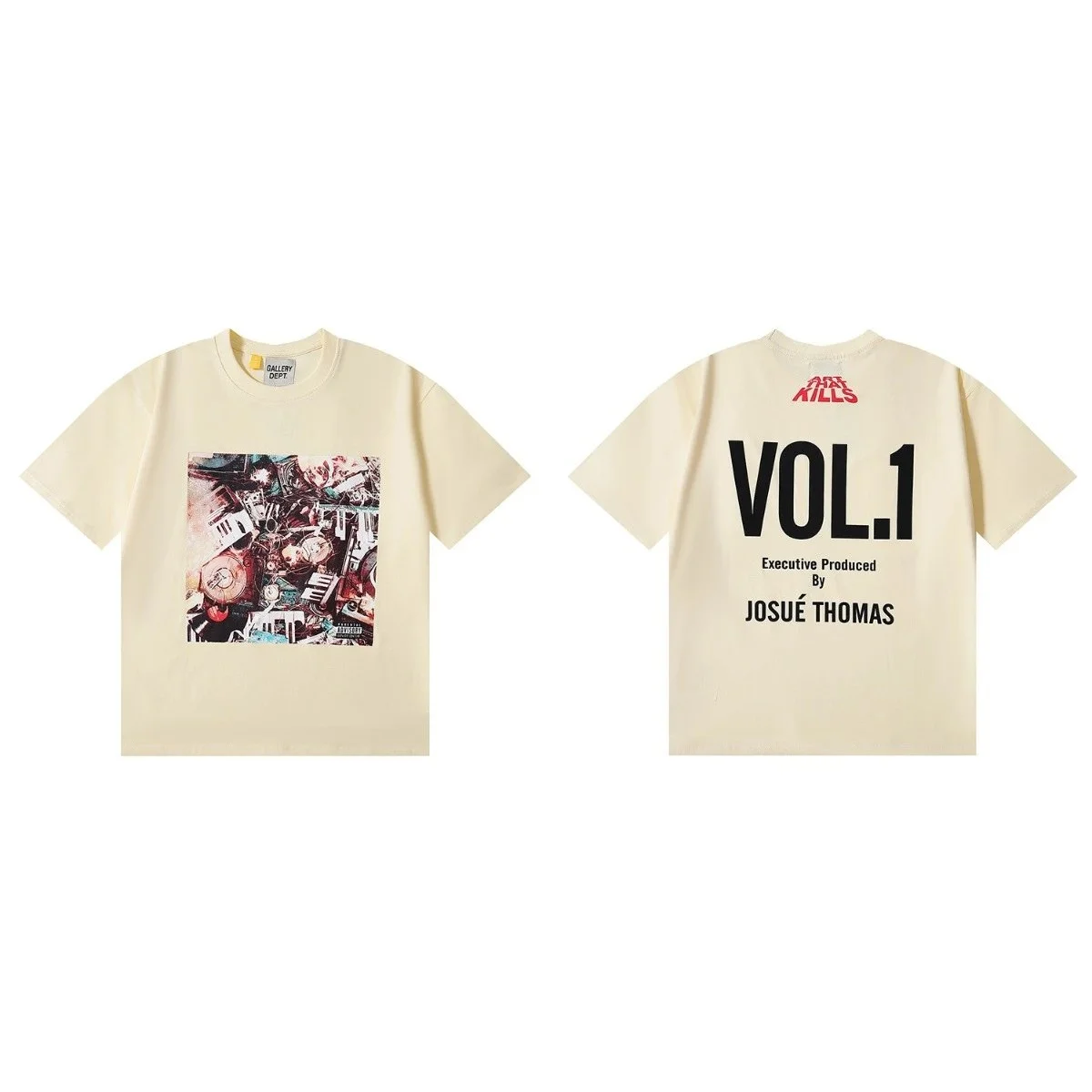 Gallery Dept. Gallery Dept. Vol.1 Josué Thomas T-Shirt Cream Cream - 1