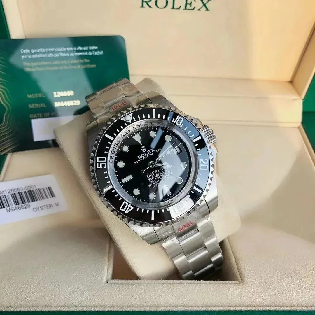 Rolex Rolex Submariner Deepsea Black/Silver Watch Black