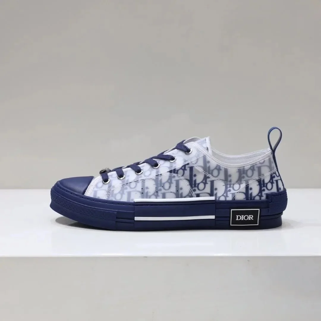 Dior Dior Dior Book Tote Blue & White Sneakers Blue - 1