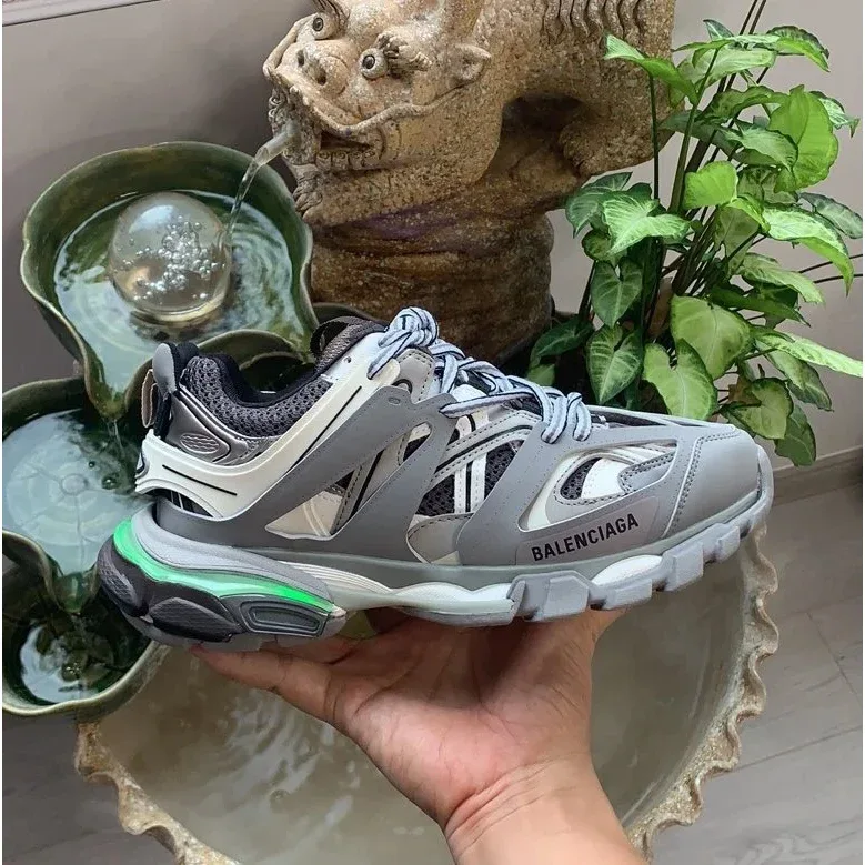 Balenciaga Balenciaga Track.3 Grey/White Sneakers Grey - 1