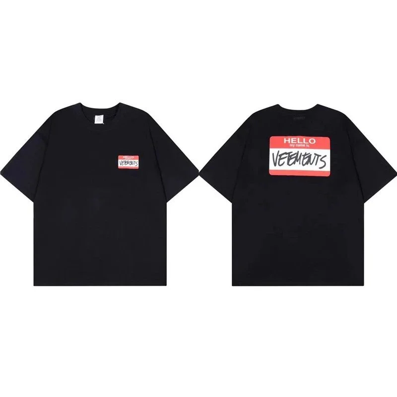 Vetements Vetements Bear T-Shirt Black Black - 1
