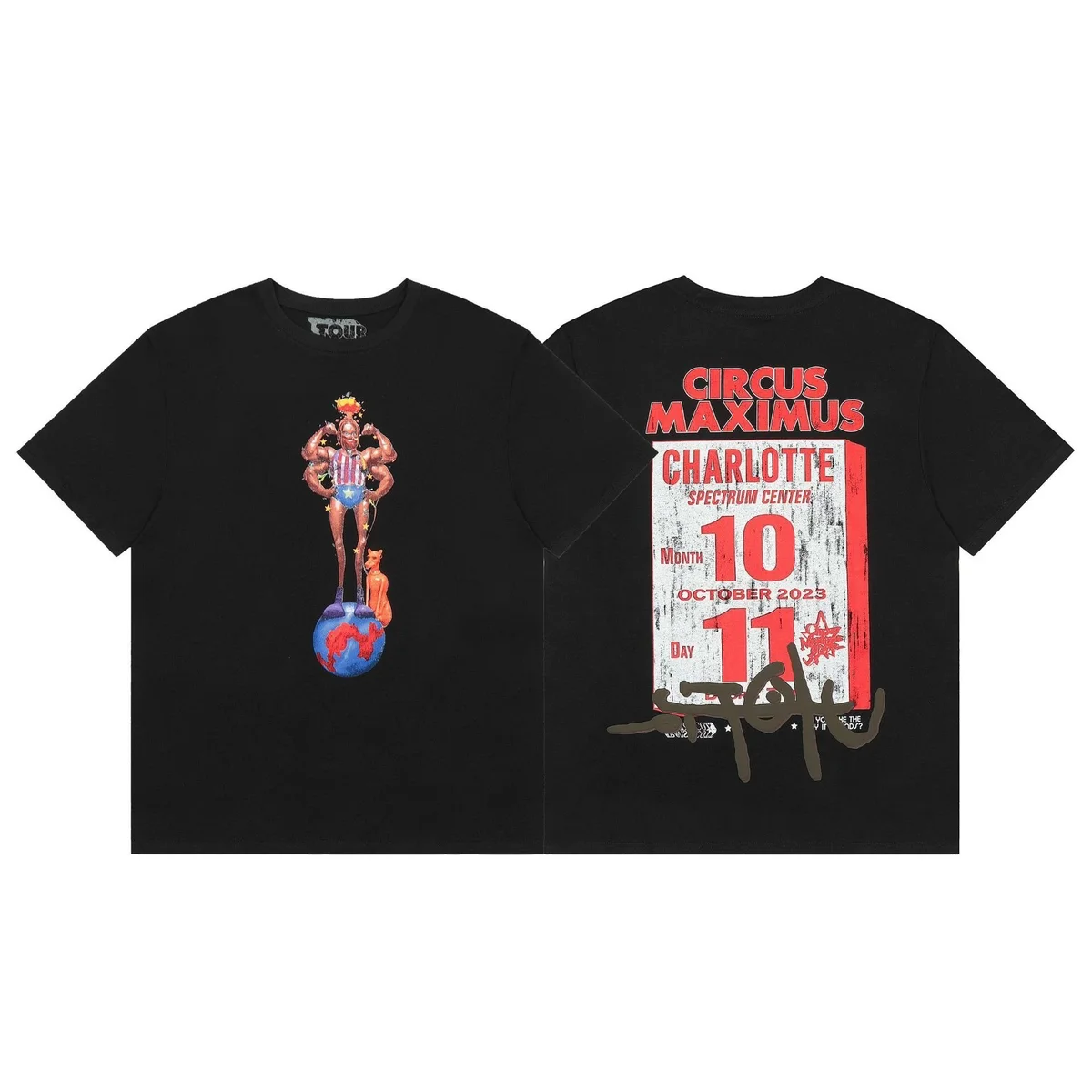 Other Black Circus Maximus T-Shirt Black - 1