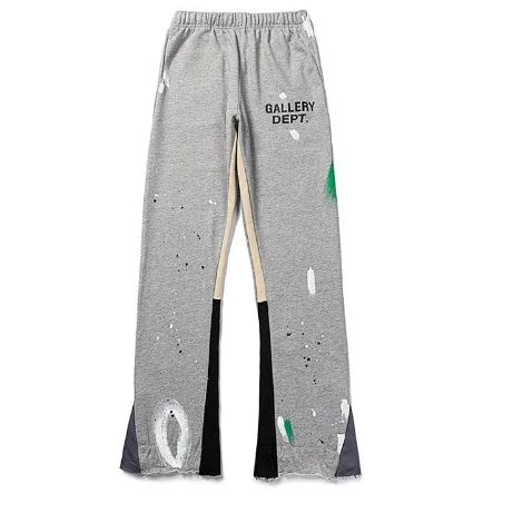 Gallery Dept. Gallery Dept. Painted Grey Multi-Paint Splatter Sweatpants Grey - 1