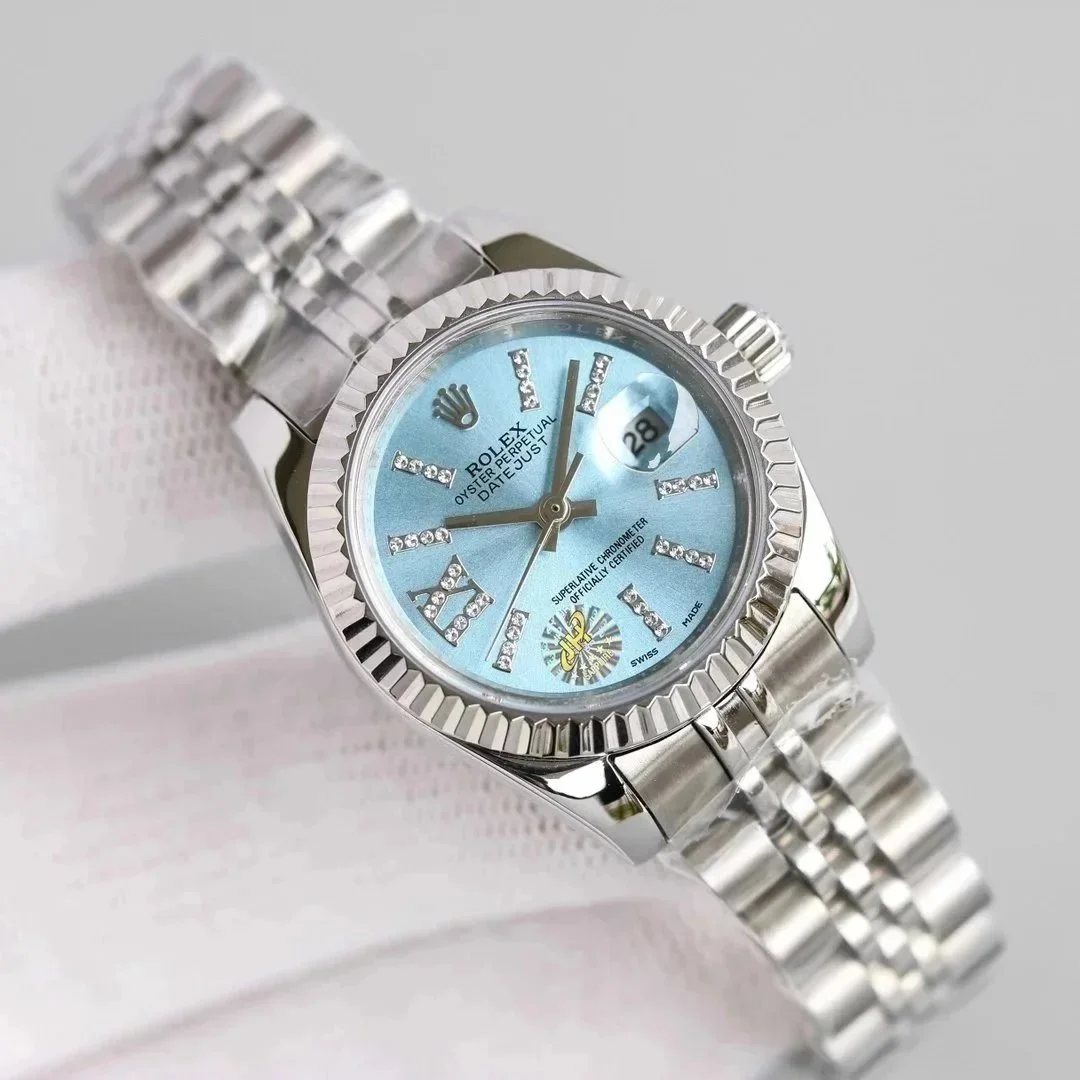 Rolex Rolex Datejust Blue Dial Silver Bracelet Watch Blue - 1
