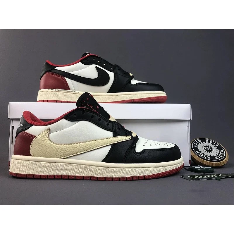 Nike Nike Air Jordan 1 Low '85 Sail/University Red Sneakers Black - 1