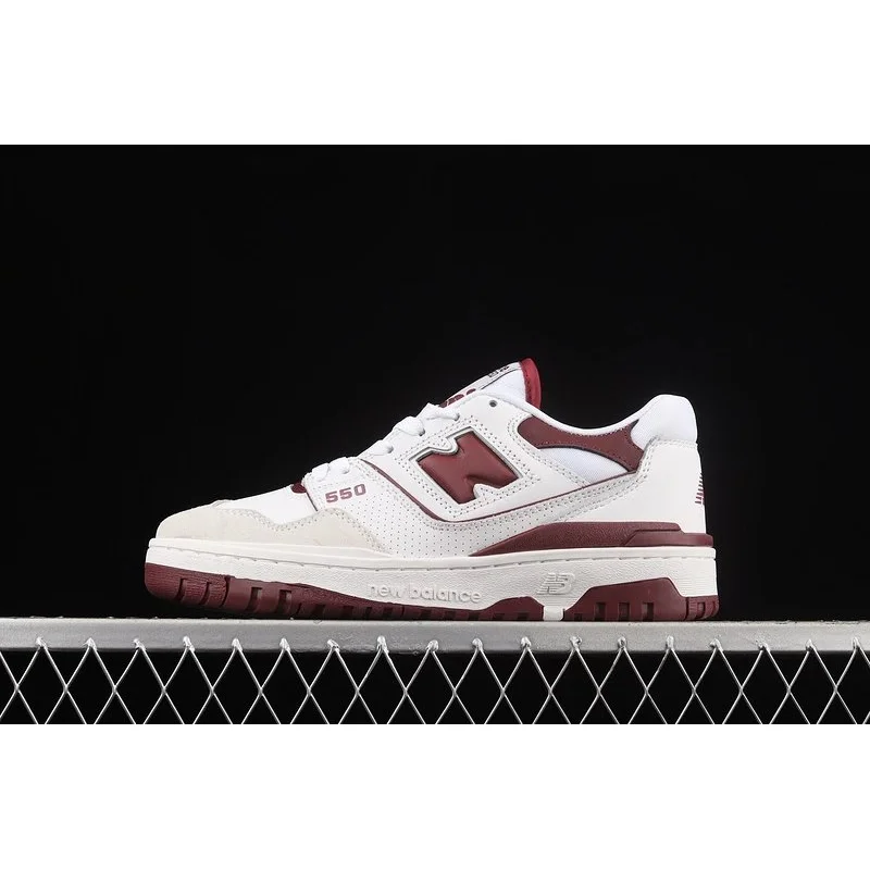 New Balance New Balance 550 White/Burgundy Sneakers White - 1