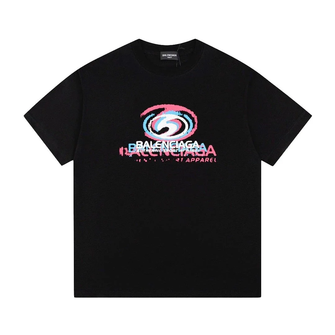 Balenciaga Balenciaga Authentic Sportswear Black T-Shirt Black - 1
