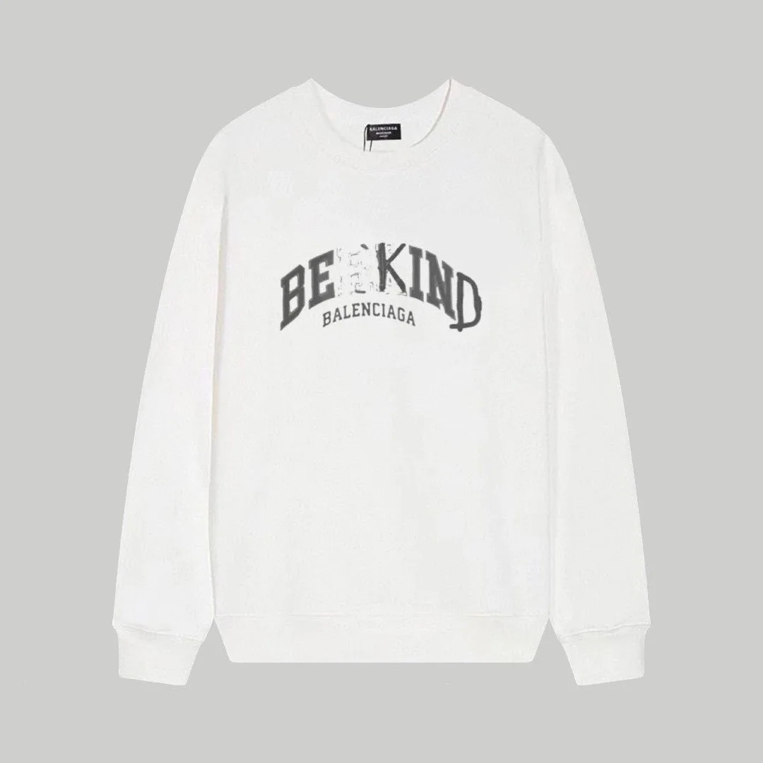 Balenciaga Balenciaga Be Kind White Crewneck Sweatshirt White - 1