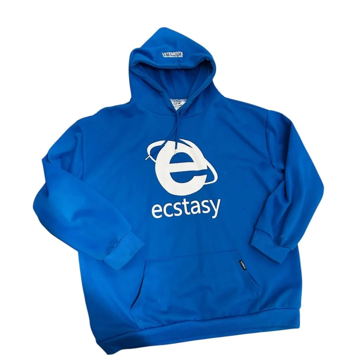Vetements Vetements Ecstasy Blue Hoodie Blue