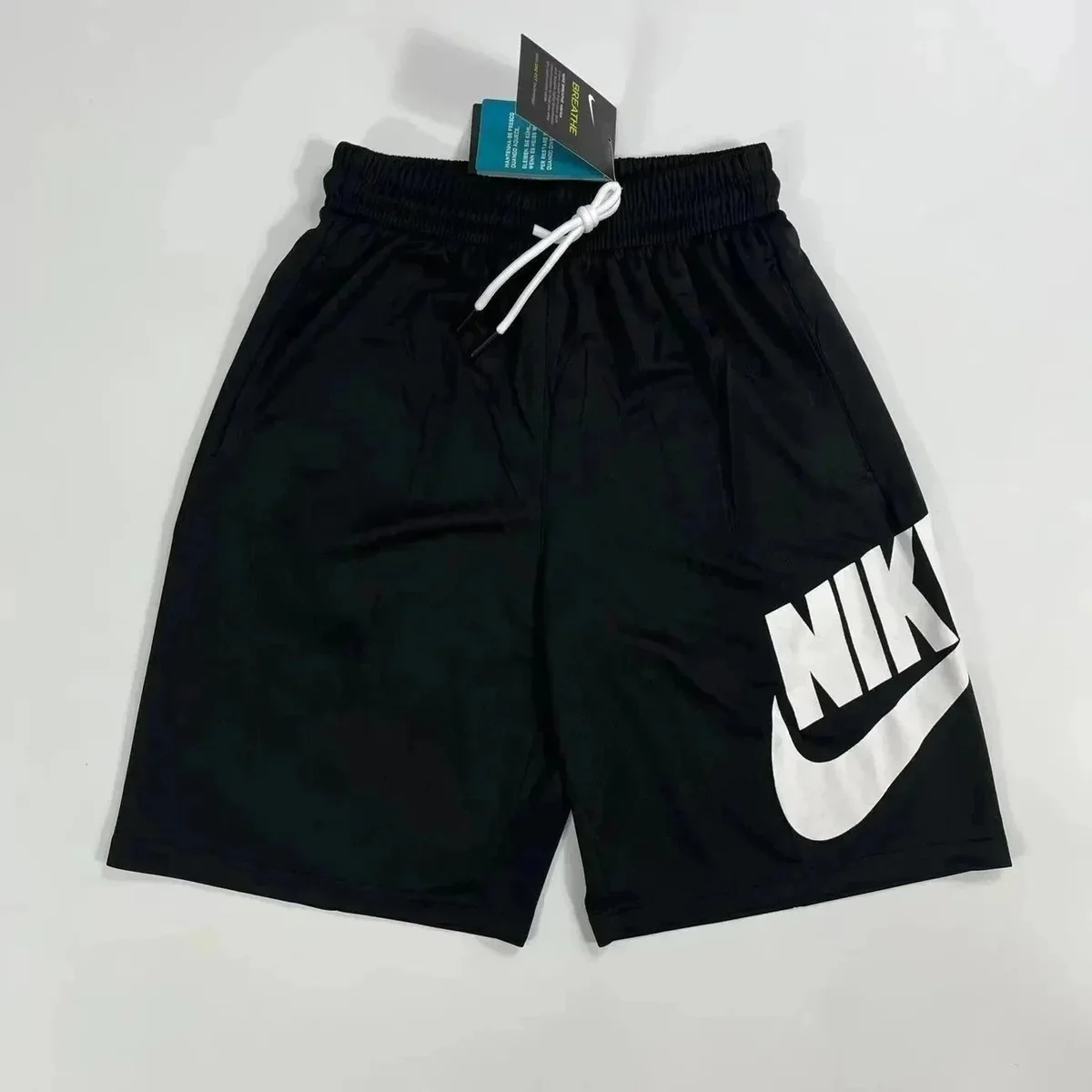 Nike Nike Sportswear Black/White Graphic Shorts Black
