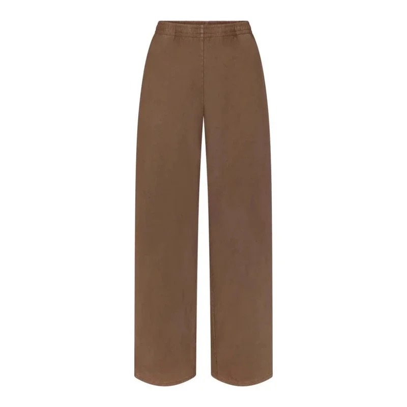 Other Coffee Brown Wide Leg Pants Brown - 1