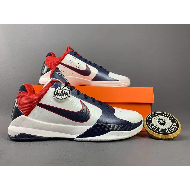 Nike Nike Air Kobe 8 White/Red/Blue Sneakers White - 1