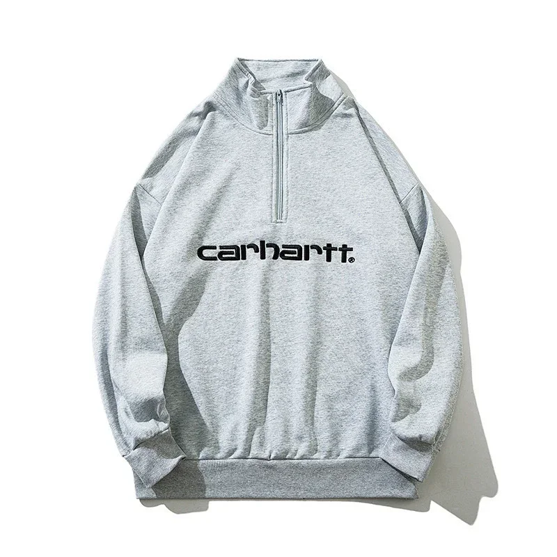 Carhartt Carhartt Grey Half-Zip Sweatshirt Grey