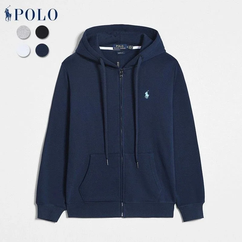 Polo Ralph Lauren Polo Ralph Lauren Classic Logo Navy Zip-Up Hoodie Navy - 1