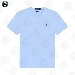 Polo Ralph Lauren Polo Ralph Lauren Classic Logo Light Blue T-Shirt Blue - 1